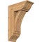 Ekena Millwork Thorton Traditional Smooth Bracket w/ Offset Brace, Western Red Cedar, 7 1/2"W x 18"D x 26"H BKT0806X18X26THR01SWR - alternate 1